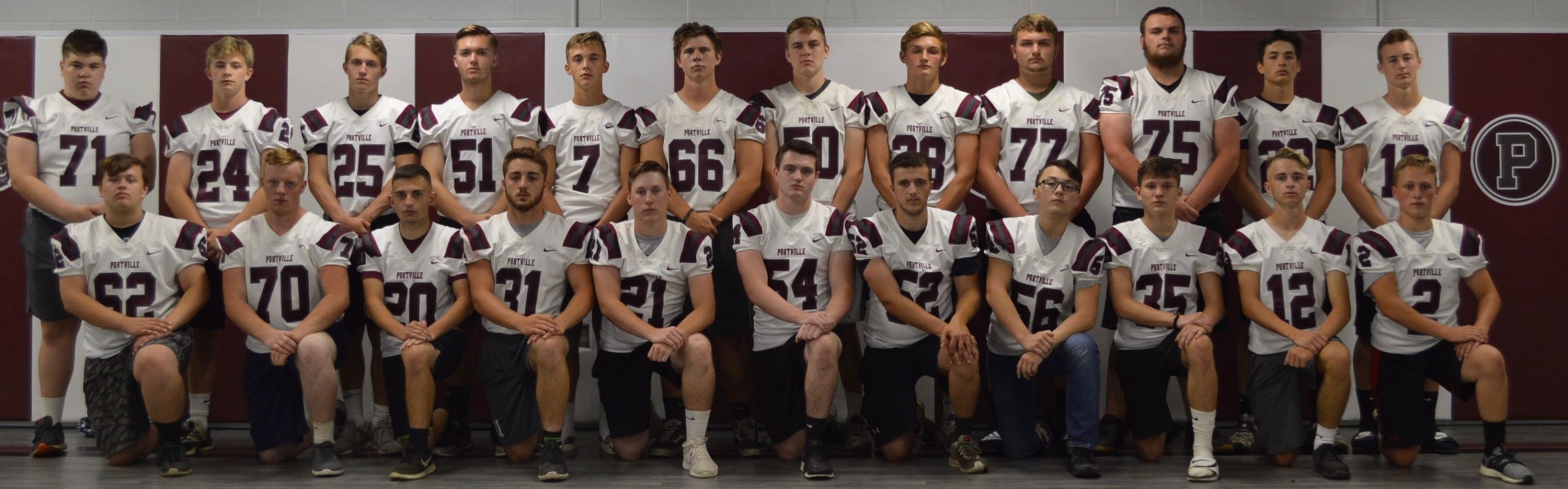 Portville returning letterwinners